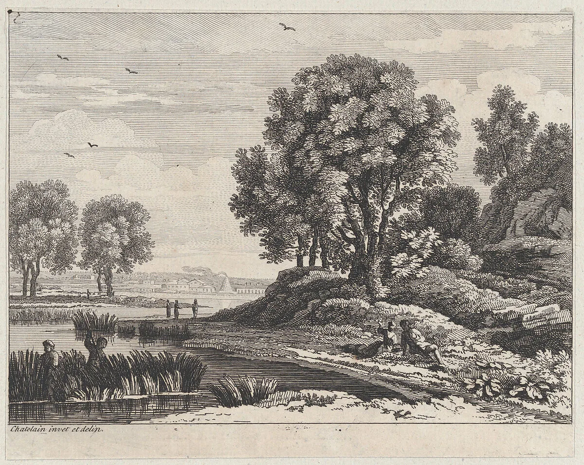Landscape — Jean-Baptiste-Claude Chatelain