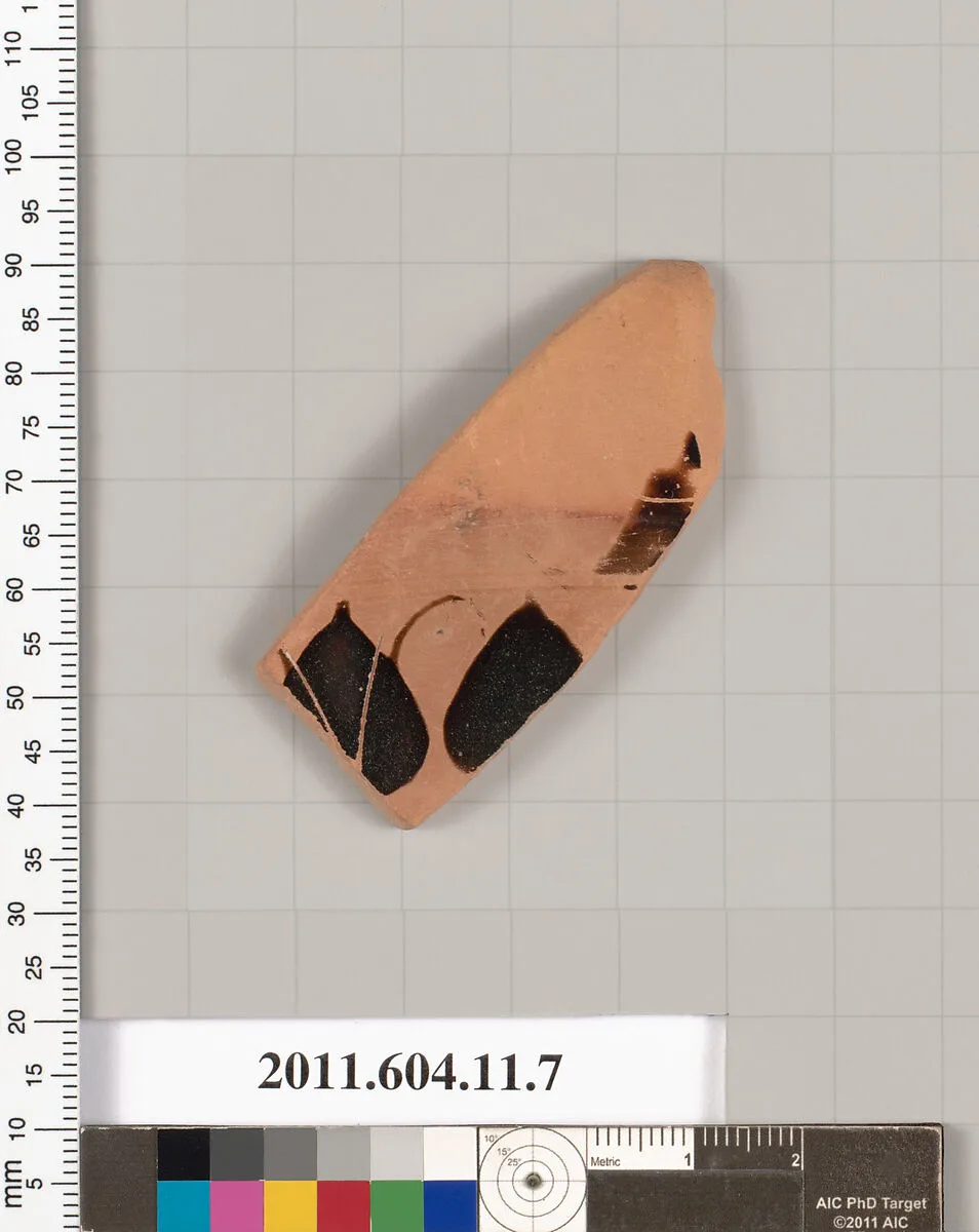 Terracotta fragment of a krater (bowl for mixing wine and water) — Unknown