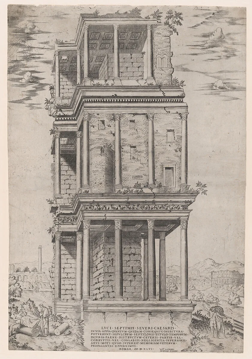 The Septizodium — Anonymous|Antonio Lafreri
