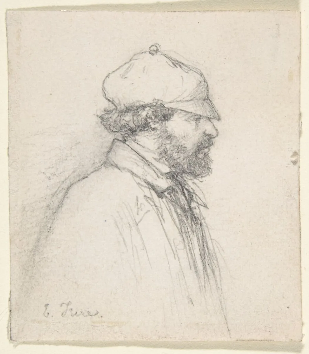 Portrait of E. Triere — Anonymous, French, 19th century