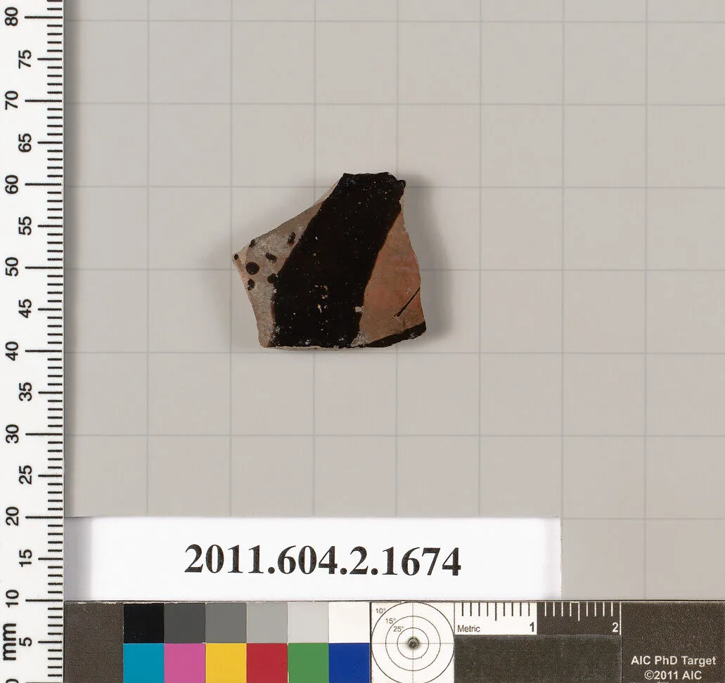 Terracotta fragment of a skyphos (deep drinking cup) — Unknown
