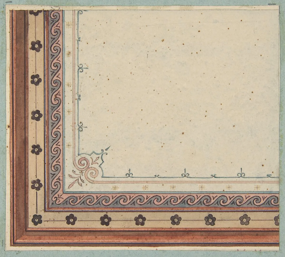 Design for the decoration of a ceiling — Jules-Edmond-Charles Lachaise|Eugène-Pierre Gourdet