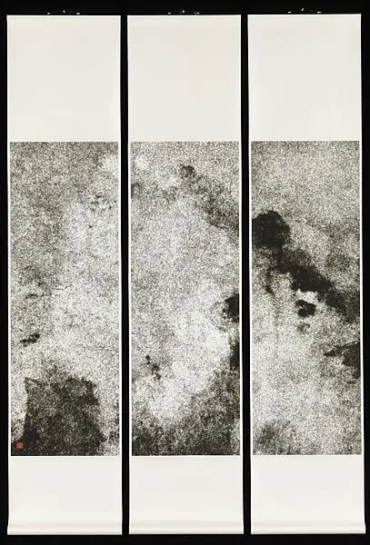 現代 秋麥 影幔會集圖 軸三幅|Shadow Curtains-Gatherings #2 — Michael Cherney