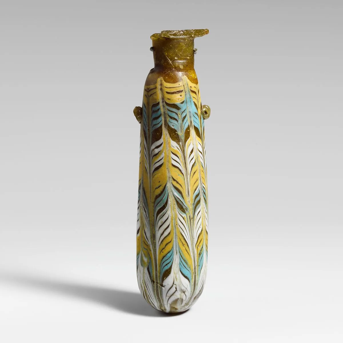 Glass alabastron (perfume bottle) — Unknown