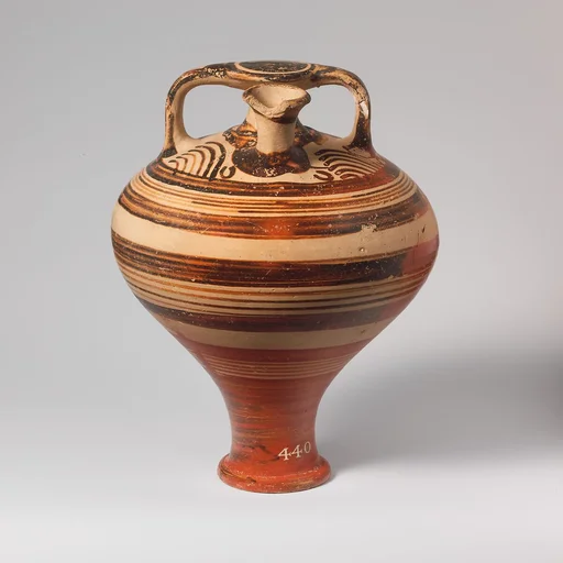 Terracotta stirrup jar