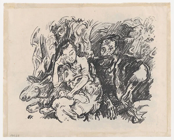Rest on the Flight Into Egypt — Oskar Kokoschka