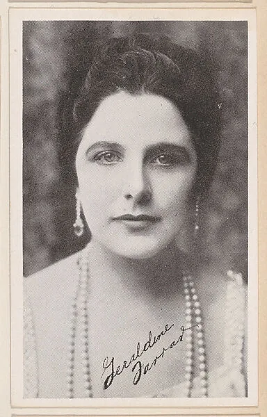 Geraldine Farrar from Kromo Gravure "Leading Moving Picture Stars" (W623) — Kromo Gravure Photo Company, Detroit, Michigan