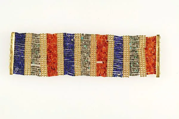Beaded Cuff Bracelet — Unknown