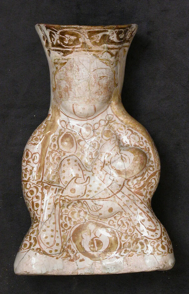 Hollow Vessel in the Shape of a Woman Holding a Child — Unknown