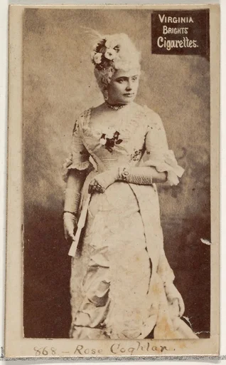 Card 868, Rose Coghlan, from the Actors and Actresses series (N45, Type 2) for Virginia Brights Cigarettes