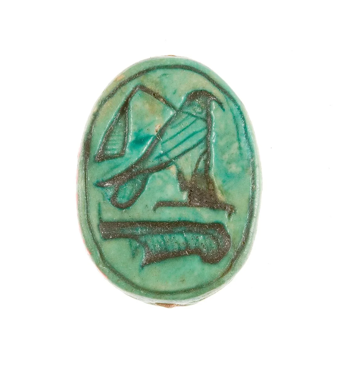 Scarab Inscribed with a Hieroglyphic Motif — Unknown