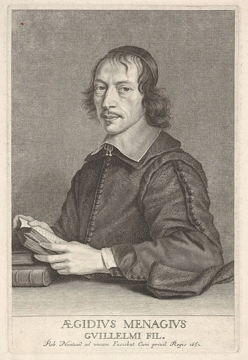 Gilles Ménage — Robert Nanteuil