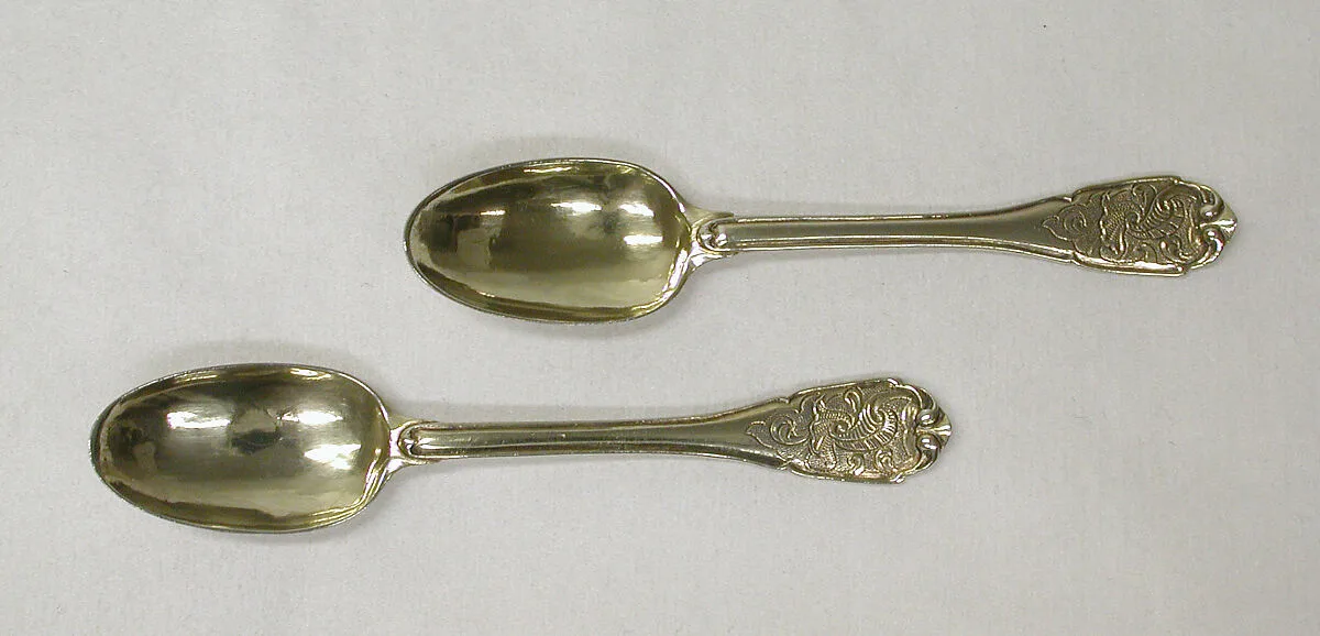 Coffee spoon (one of a pair) — Abraham Warnberger III