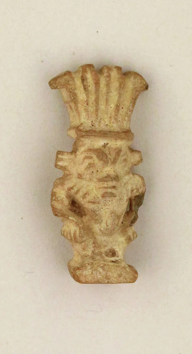 Faience amulet of a Bes image — Unknown