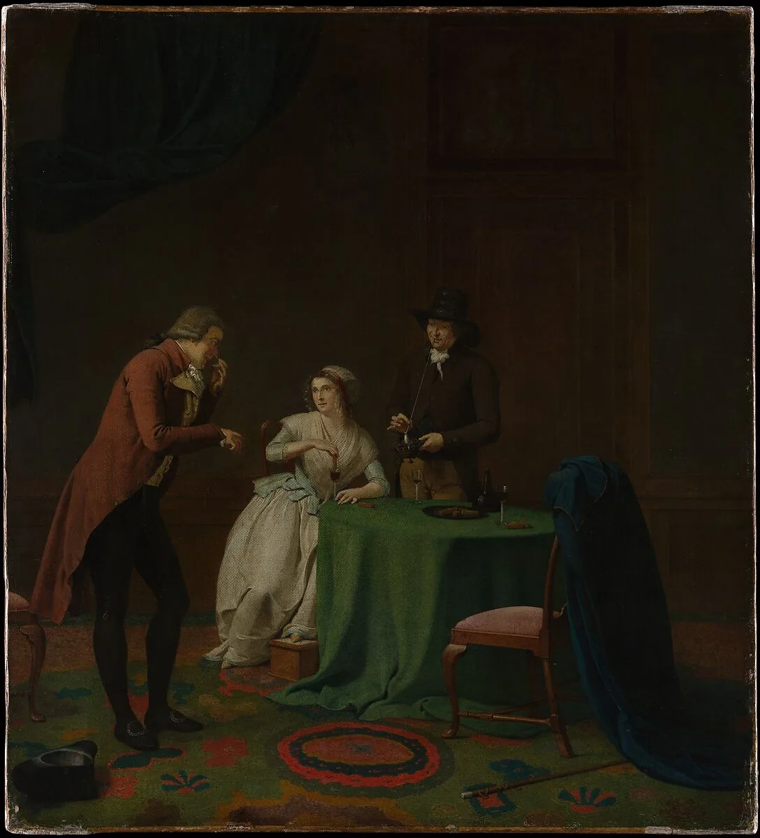 Conversation Piece (The Sense of Smell) — Jan Ekels the Younger