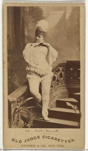 Bette Howett, from the Actors and Actresses series (N171) for Old Judge Cigarettes