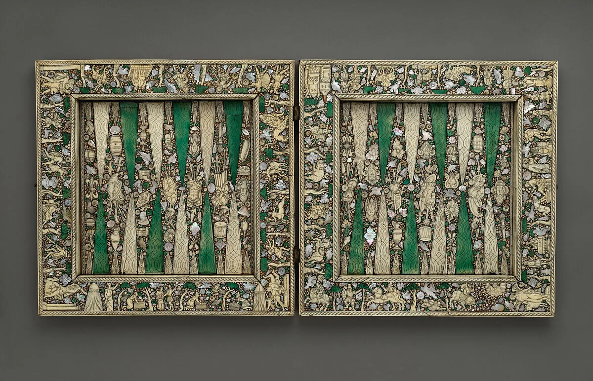 Chess and tric-trac game board — Unknown