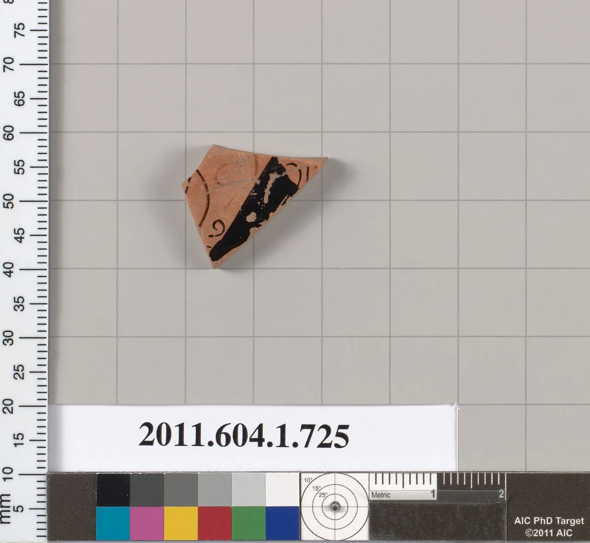 Terracotta fragment of a kylix (drinking cup) — Unknown