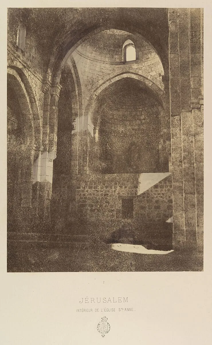 Jérusalem. Intérieur de l'Église Ste Anne. — Louis de Clercq|H. Jannin|J. Blondeau et Antonin