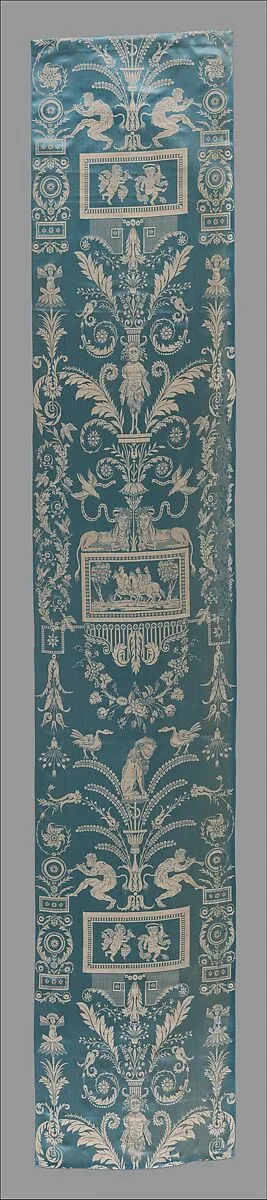 Panel with mythological figures and arabesques — Jean Démosthène Dugourc|Camille Pernon