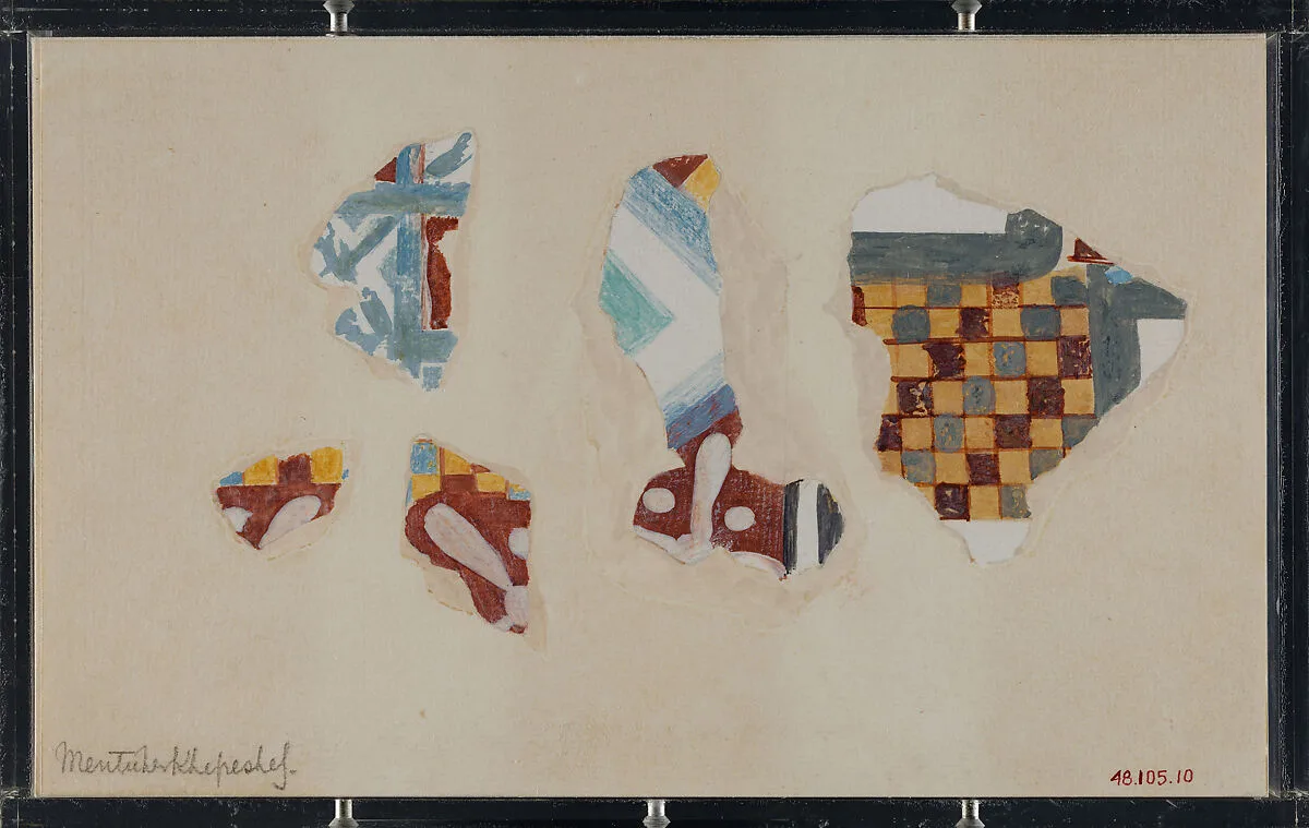 Fascimile painting from the tomb of Mentuherkhepeshef — Unknown Copyist