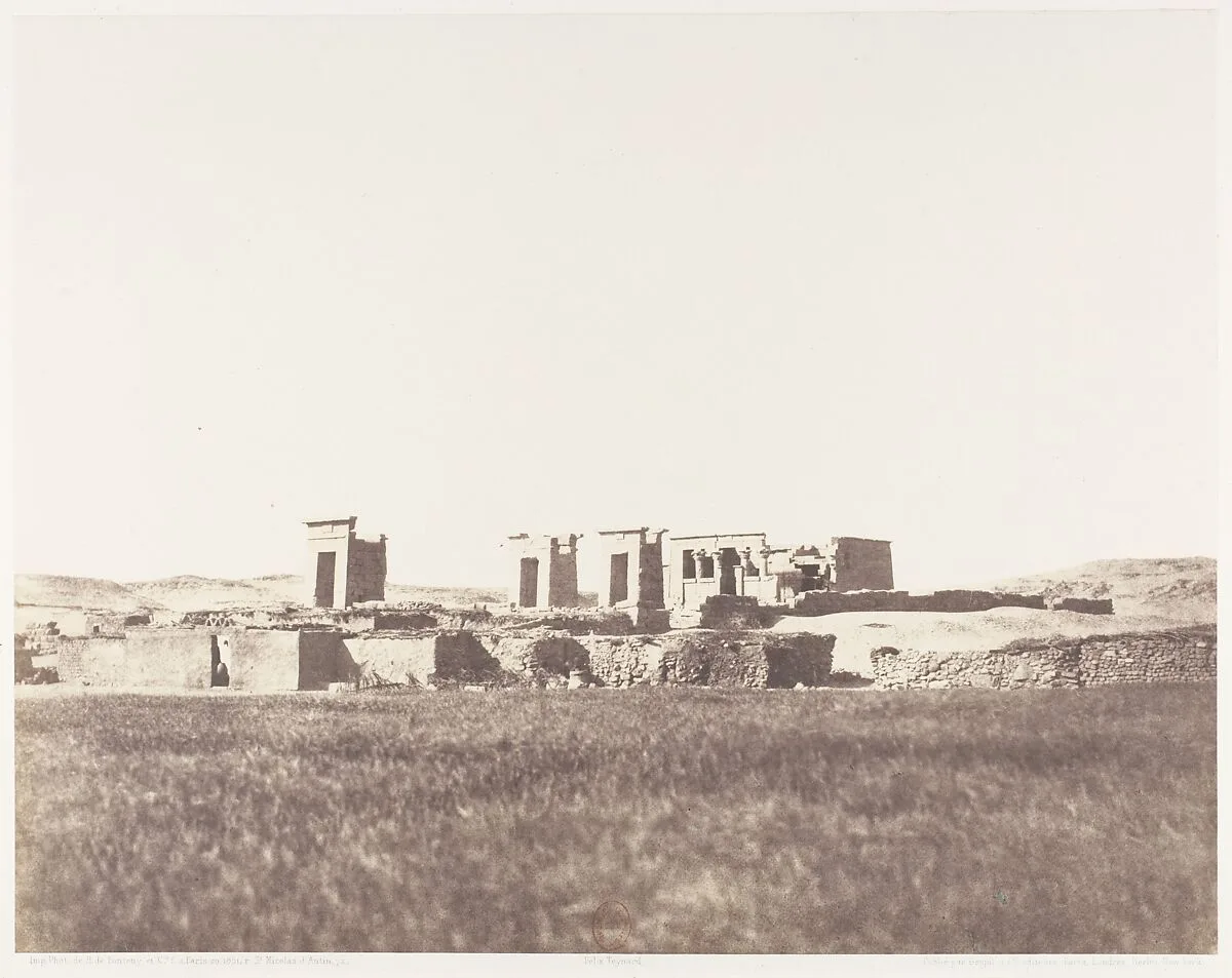Débôd (Parembole), Vue Générale des Ruines — Félix Teynard|Imprimerie Photographique de H. de Fonteny et Cie