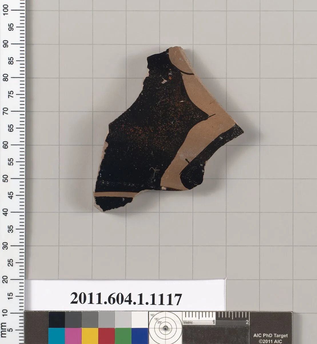 Terracotta fragment of a kylix (drinking cup) — Unknown