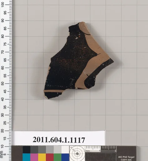 Terracotta fragment of a kylix (drinking cup)