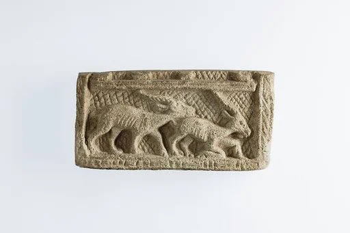 Two-Sided Plaque with Gazelles