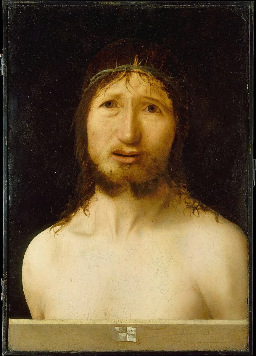 Christ Crowned with Thorns — Antonello da Messina (Antonello di Giovanni d'Antonio)