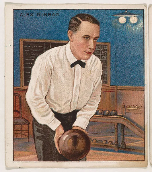 Alex Dunbar, Bowling, from Mecca & Hassan Champion Athlete and Prize Fighter collection, 1910 — Mecca Cigarettes