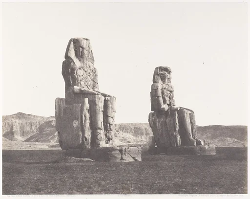 Gournah (Thèbes), Colosses (Celui de Droite, Dit de Memnon)
