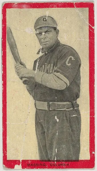 Massing, Columbia, Atlantic League, from the Baseball Players (Red Borders) series (T210) issued by Old Mill Cigarettes — Old Mill Cigarettes, Virginia