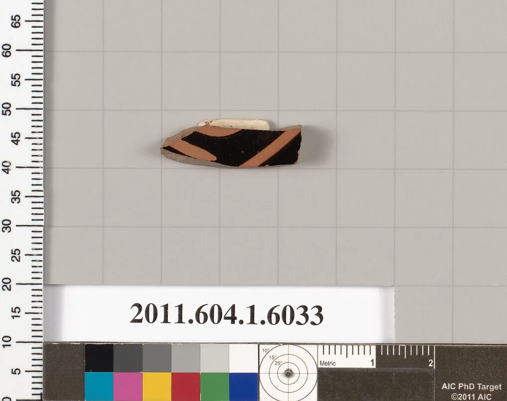 Terracotta fragment of a kylix (drinking cup) — Unknown