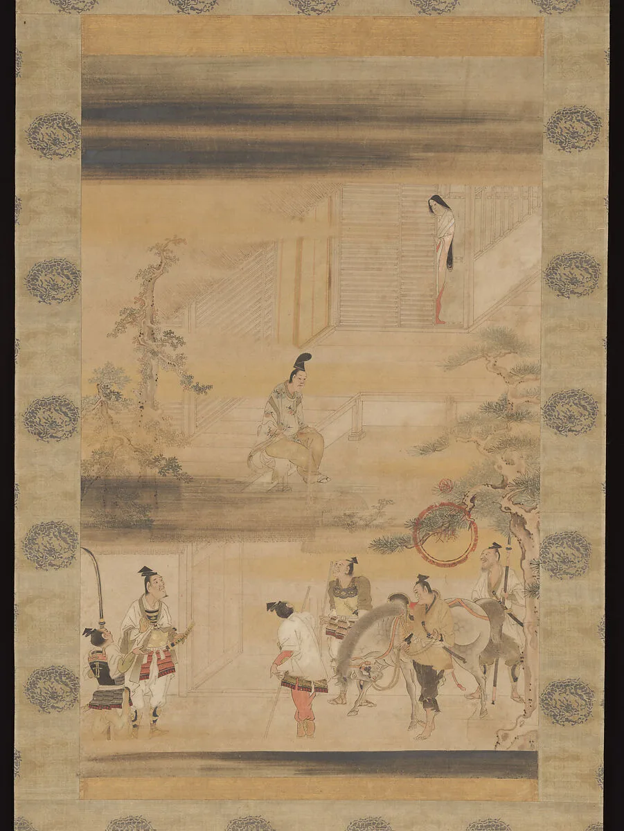 岩佐又兵衛筆 『平家物語』 平維盛 北の方惜別図|“Taira no Koremori’s Farewell,” from The Tale of the Heike (Heike monogatari) — Iwasa Matabei (Katsumochi)