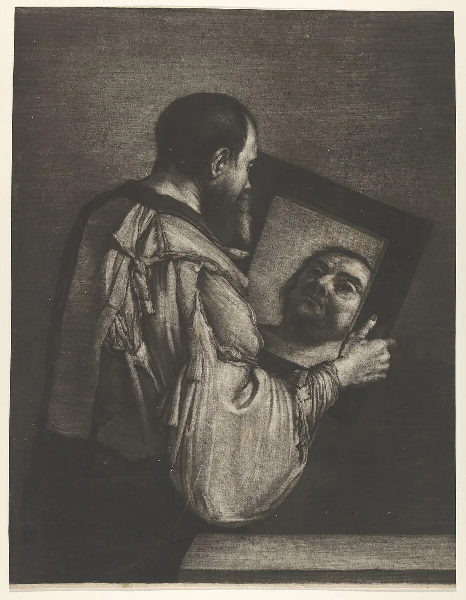 Socrates Looking in a Mirror — Bernard Vaillant|Jusepe de Ribera (called Lo Spagnoletto)