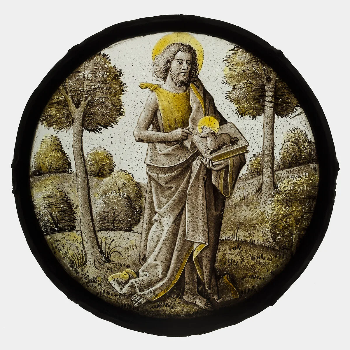 Roundel with Saint John the Baptist — Pseudo-Ortkens
