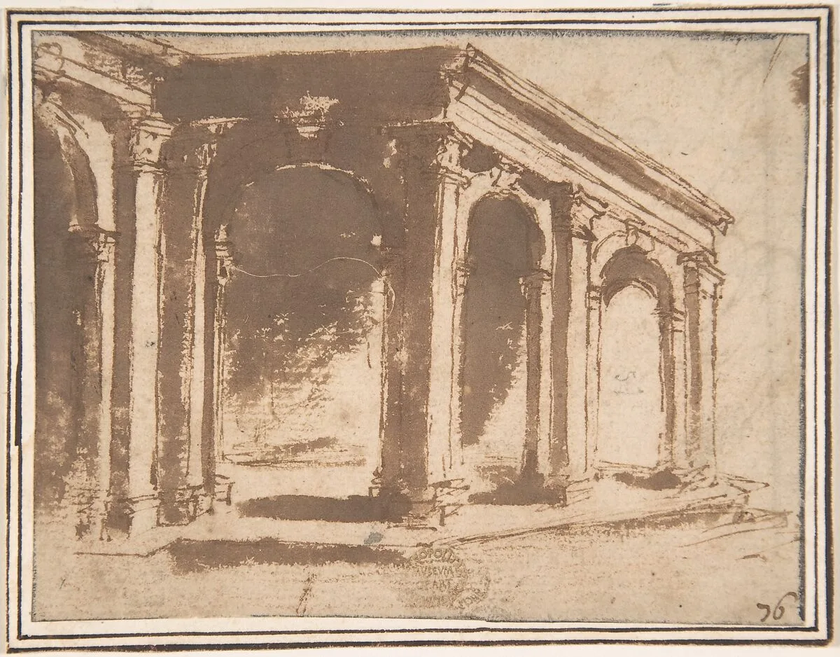Loggia — Anonymous, Italian, Roman-Bolognese, 17th century