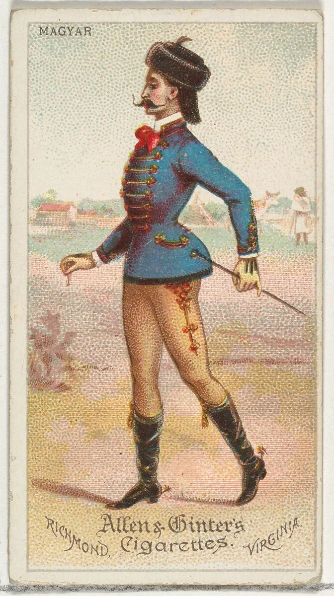 Magyar, from World's Dudes series (N31) for Allen & Ginter Cigarettes — Allen & Ginter