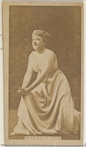 Isabelle Coe, from the Actors and Actresses series (N45, Type 8) for Virginia Brights Cigarettes