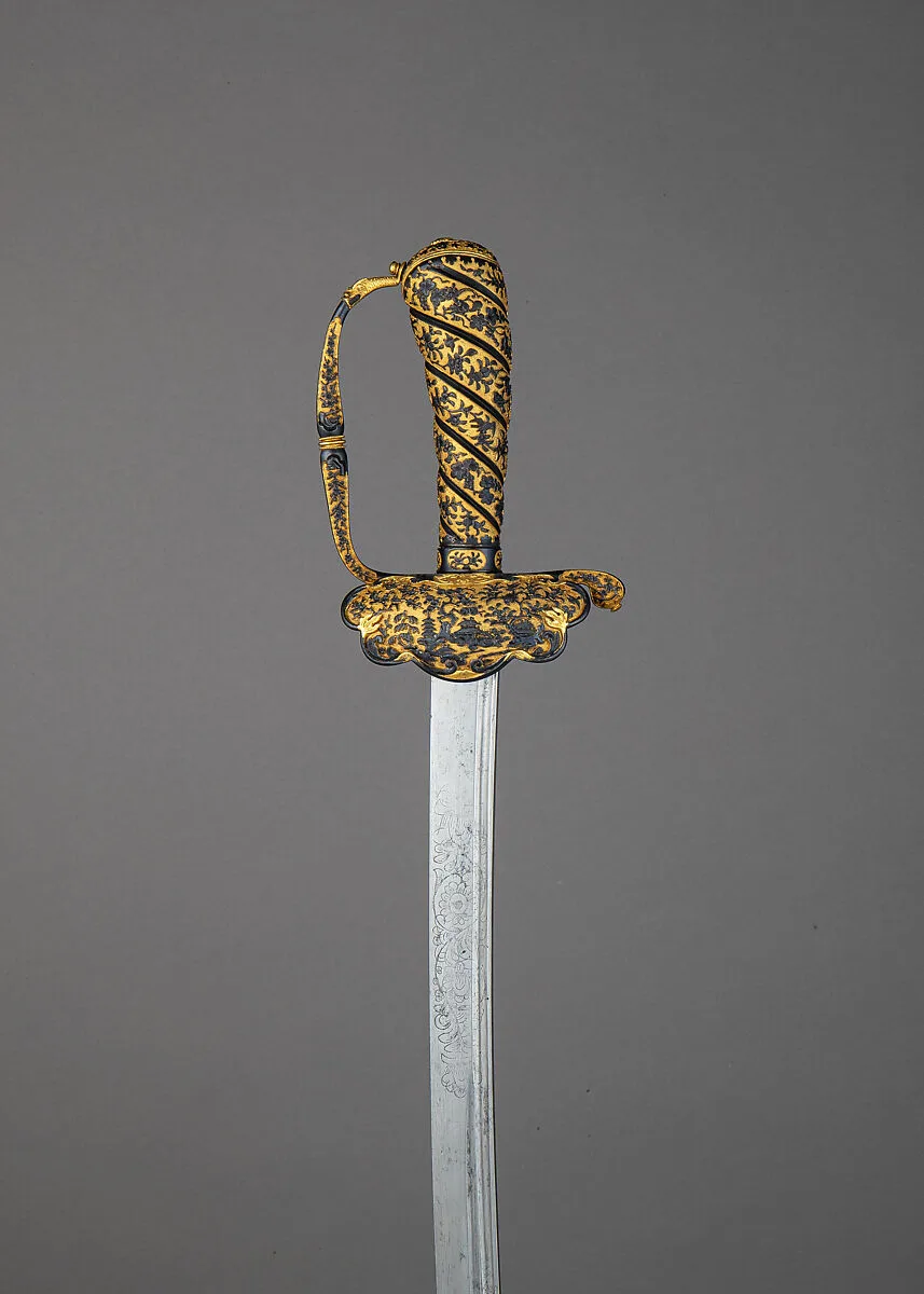 Hunting Sword and Scabbard — Unknown