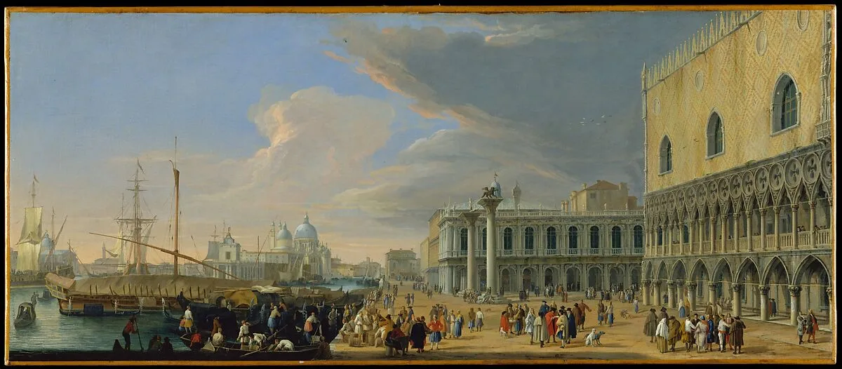 The Molo, Venice, Looking West — Luca Carlevaris