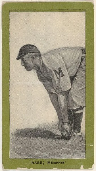 Babb, Memphis, from the Baseball Players (Green Borders) series (T211) issued by Red Sun Cigarettes — Red Sun Cigarettes