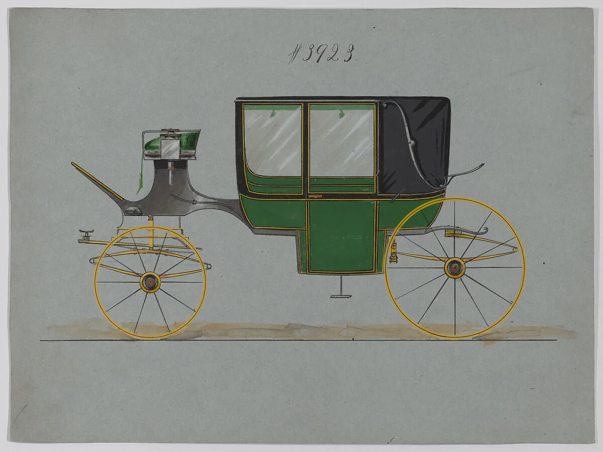 Design for Landau, No. 3923 — Brewster & Co.