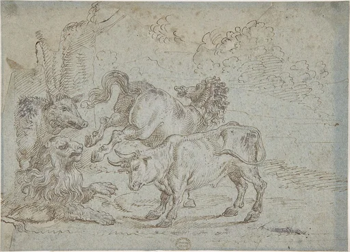 Horse, Bull, Lion, and Boar