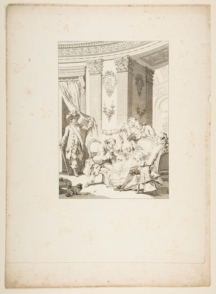 Le Mari Confesseur, from "Contes et nouvelles en vers par Jean de La Fontaine. A Paris, de l'imprimerie de P. Didot, l'an III de la République, 1795" — Jean de La Fontaine|Jean Honoré Fragonard|Jean-Baptiste Tilliard|Pierre Didot l'ainé