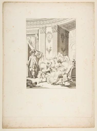 Le Mari Confesseur, from "Contes et nouvelles en vers par Jean de La Fontaine.  A Paris, de l'imprimerie de  P. Didot, l'an III de la République, 1795"