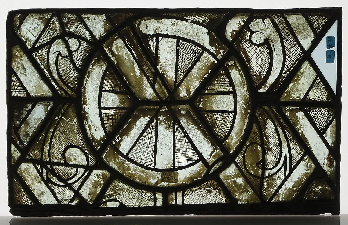 Grisalle Glass Panel — Unknown