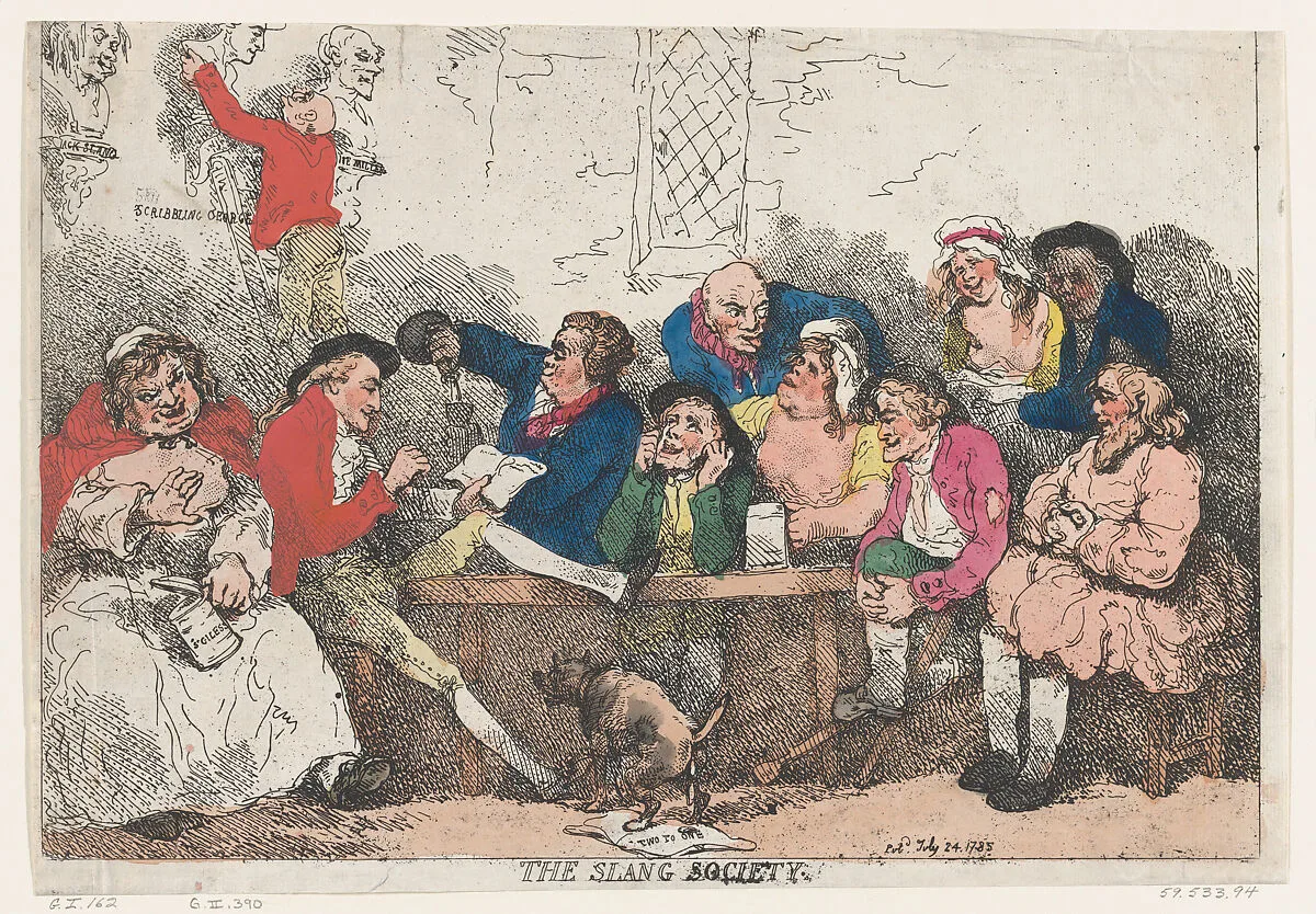 The Slang Society — Thomas Rowlandson