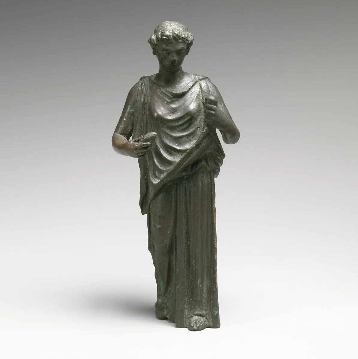 Bronze statuette of a woman, perhaps a Hesperid — Unknown